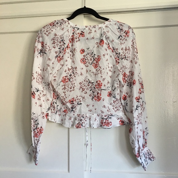 PB Blue Life lillia top in ivory floral NWT size S - Picture 12 of 13